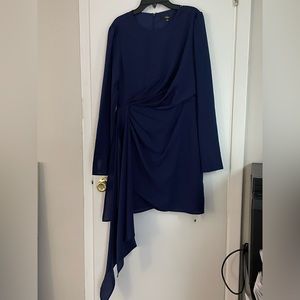 Lulus blue dress with side sash
